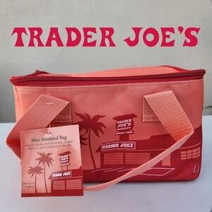Trader Joe's Peach Insulated Lunch Bag